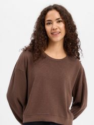 American vintage Bluza Kobiety Bawełna brązowy, L. Brązowe bluzy damskie American Vintage, l, bez wzorów, z bawełny, vintage, bez ramiączek, bez kaptura. Za 379.95 zł.