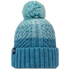 Czapka BUFF KNITTED & FLEECE BAND BEANIE AKNA TOURMALINE. Niebieskie czapki damskie Buff, bez wzorów, sportowe. W wyprzedaży za 118.93 zł.