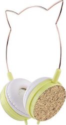 Słuchawki Partner Tele.com Słuchawki nagłowne CAT EAR model YLFS-22 Jack 3,5mm złote. Żółte słuchawki nauszne Partner Tele.com. Za 32.04 zł.