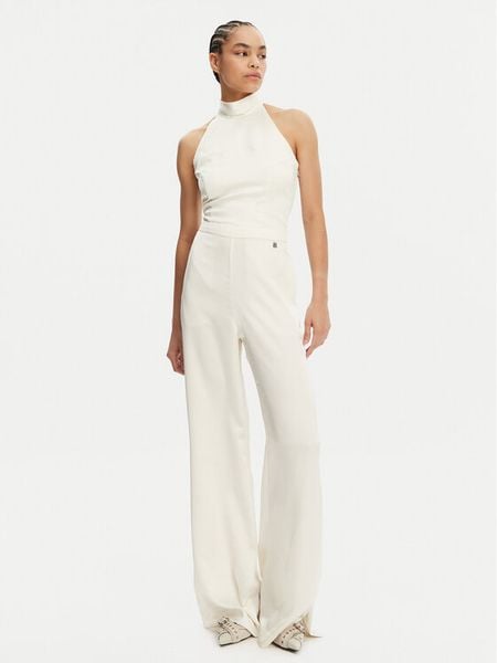 HUGO Kombinezon Ketania-1 50540273 Écru Regular Fit. Sukienki damskie Hugo, bez wzorów, z syntetyku, bez kołnierzyka, bez ramiączek. Za 829.99 zł.