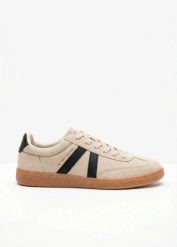 Sneakersy marki Tom Tailor w stylu retro. Brązowe buty sportowe męskie bonprix, bez wzorów, bez zapięcia. Za 124.99 zł.