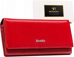 Rovicky Duży portfel damski ze skóry - NoSize. Portfele damskie ROVICKY, ze skóry. Za 118.26 zł.