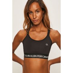 Calvin Klein Performance - Biustonosz sportowy. Czarne bielizna sportowa damska Calvin Klein Performance, m, bez wzorów, z elastanu. Za 179.90 zł.