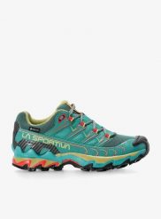 Buty turystyczne damskie La Sportiva Ultra Raptor II GTX. Zielone obuwie trekkingowe damskie La Sportiva, z gore-texu, bez zapięcia. Za 790.89 zł.