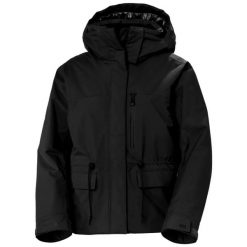 Bluza z kapturem damska Helly Hansen Nora INS 2,0. Czarne bluzy damskie Helly Hansen, bez wzorów, sportowe, bez ramiączek, z kapturem. Za 1,451.00 zł.