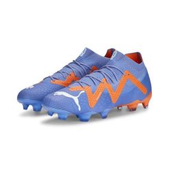Buty sportowe Męskie Puma 107165-01. Białe buty sportowe męskie Puma, bez wzorów, z materiału, bez zapięcia, do piłki nożnej. W wyprzedaży za 489.40 zł.