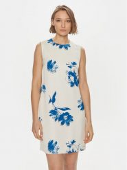 Calvin Klein Sukienka letnia K20K207038 Biały Regular Fit. Białe sukienki damskie Calvin Klein, na lato, bez wzorów, z wiskozy, bez kołnierzyka, bez ramiączek. W wyprzedaży za 439.99 zł.