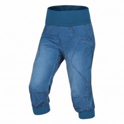 Damskie spodenki jeansoweowe do wspinaczki Ocun Noya. Niebieskie szorty damskie Ocun, bez wzorów, z jeansu, sportowe. Za 256.99 zł.