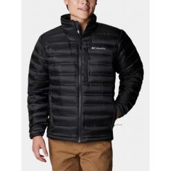 Kurtka Puchowa Męska Columbia Pebble Peak II. Czarne kurtki męskie Columbia, m, bez wzorów, z puchu, sportowe, bez kaptura. Za 1,399.00 zł.