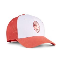 Czapka Puma Acm King Trucker Dorośli. Czerwone czapki męskie Puma, bez wzorów, z poliesteru. Za 99.00 zł.