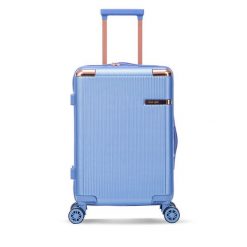 Walizka kabinowa Semi Line. Niebieskie walizki damskie Semi-line, bez wzorów. Za 179.99 zł.