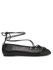 Liu Jo Baleriny Brigitte 17 SF6079 PX532 Czarny. Czarne balerinki damskie Liu Jo, bez wzorów, ze skóry, bez obcasa, bez zapięcia. Za 659.99 zł.