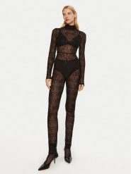 Gestuz Kombinezon Laila 10909442 Czarny Slim Fit. Czarne sukienki damskie Gestuz, s, bez wzorów, z syntetyku, bez kołnierzyka, bez ramiączek. Za 459.99 zł.