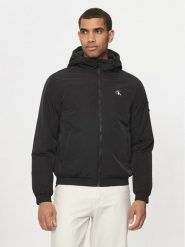 Calvin Klein Jeans Kurtka przejściowa Harrington J30J325596 Czarny Regular Fit. Czarne kurtki męskie Calvin Klein Jeans, m, bez wzorów, z jeansu, bez kaptura. Za 449.99 zł.
