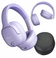 Słuchawki Manta HDP1001PU RYTMO ELEGANCE Słuchawki nauszne purpurowe. Fioletowe słuchawki nauszne MANTA. Za 139.90 zł.