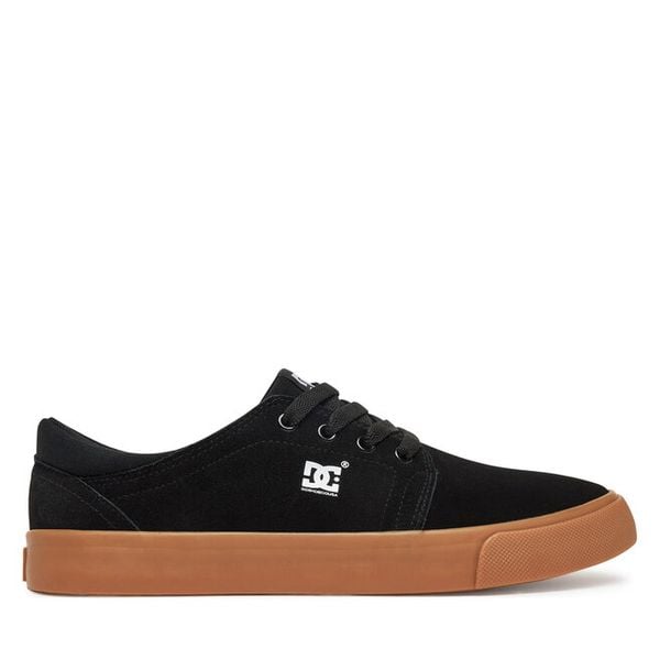 Tenisówki DC Shoes. Czarne trampki męskie DC Shoes, bez wzorów, bez zapięcia. Za 229.99 zł.