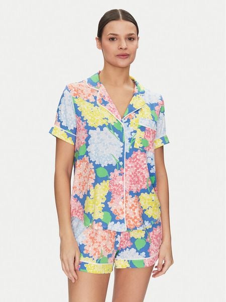 Kate Spade Piżama KSI12736 Kolorowy Regular Fit. Piżamy damskie Kate Spade, bez wzorów, z syntetyku, bez ramiączek. Za 209.99 zł.