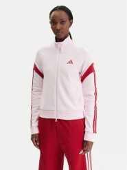 Adidas Bluza House Of Tiro KE5676 Różowy Slim Fit. Czerwone bluzy damskie Adidas, l, bez wzorów, z bawełny, bez ramiączek, bez kaptura. Za 249.99 zł.