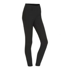 Damskie legginsy jeździeckie z pełną przyczepnością Catago River. Niebieskie legginsy damskie CATAGO, s, bez wzorów, z tkaniny, do jazdy konnej. Za 514.50 zł.