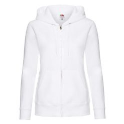 Bluza Damska Premium Z Kapturem. Białe bluzy damskie fruit of the loom, s, bez wzorów, bez ramiączek, z kapturem. Za 167.99 zł.
