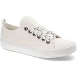 Białe Trampki Big Star Modne Buty Damskie Półbuty. Białe półbuty damskie BIG STAR, bez wzorów, z dresówki, retro, bez obcasa, bez zapięcia. Za 129.00 zł.