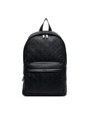 Calvin Klein Plecak Emblem Aop Deboss Round Backpack LV04D3560G Czarny. Czarne plecaki męskie Calvin Klein, bez wzorów, ze skóry. Za 649.99 zł.