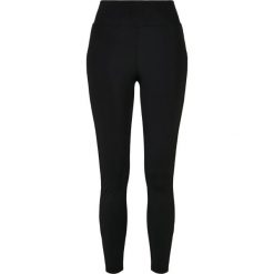 Damskie legginsy z wysoką talią Urban Classics shiny stripe. Czarne legginsy damskie Urban Classics, bez wzorów. Za 149.00 zł.