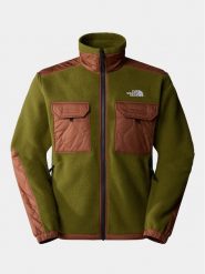 The North Face Polar Royal Arch NF0A7UJB Zielony Regular Fit. Zielone bluzy sportowe męskie The North Face, m, bez wzorów, z polaru, bez kaptura. Za 439.99 zł.