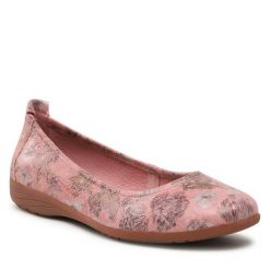 Baleriny Josef Seibel. Czerwone balerinki damskie Josef Seibel, bez wzorów, bez obcasa, bez zapięcia. Za 249.99 zł.
