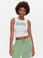 Ellesse Top Fliss SGR17857 Szary Regular Fit. Szare topy damskie Ellesse, bez wzorów, z bawełny, bez kołnierzyka, bez ramiączek. Za 59.99 zł.