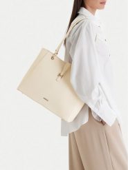 MEXX Torebka CEO-MEXX-B-005-09 Écru. Shopperki damskie Mexx, bez wzorów, z materiału, bez dodatków. Za 219.99 zł.