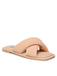 Steve Madden Klapki Dixie SM11002413-166 Beżowy. Brązowe klapki damskie Steve Madden, bez wzorów, z materiału, bez obcasa, bez zapięcia. Za 269.99 zł.