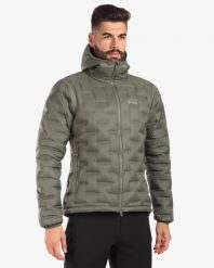 Kurtka puchowa Kilpi Albert. Zielone kurtki sportowe męskie Kilpi, m, bez wzorów, z materiału, bez kaptura, narciarskie, primaloft. Za 533.00 zł.