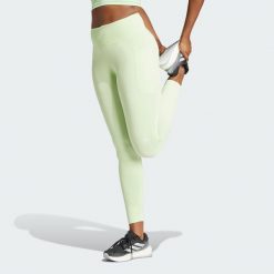 Legginsy DailyRun 7/8. Zielone legginsy damskie Adidas, bez wzorów. Za 299.00 zł.
