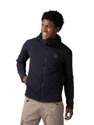 Kurtka narciarska Rossignol męska Opside Hoodie JKT czarna. Czarne kurtki sportowe męskie Rossignol, na zimę, m, bez wzorów, z elastanu, z kapturem, narciarskie. Za 1,025.00 zł.