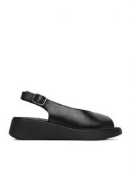 Lasocki Sandały CEO-RST-TILIA-01 Czarny. Czarne sandały damskie Lasocki, bez wzorów, ze skóry, bez obcasa, na płaskiej podeszwie, bez zapięcia. Za 169.99 zł.