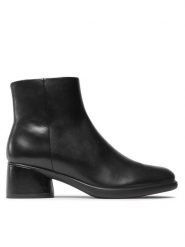 ECCO Botki Sculpted LX 35 22241301001 Czarny. Czarne botki damskie ecco, bez wzorów, ze skóry, bez obcasa, na słupku, bez zapięcia. Za 579.99 zł.