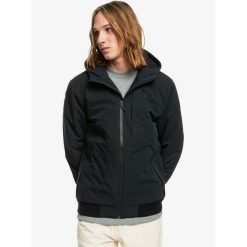 Kurtka turystyczna męska Quiksilver New Brook. Czarne kurtki sportowe męskie Quiksilver, na zimę, m, bez wzorów, z poliesteru, z kapturem, narciarskie. Za 436.70 zł.