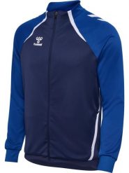 Kurtka rozpinana sportowa bluza Hummel hml Lead 2.0 Track Zip Jacket. Niebieskie kurtki sportowe męskie Hummel, m, bez wzorów, z materiału, bez kaptura, na fitness i siłownię. Za 168.00 zł.