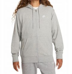 Nike vyriškas megztinis NSW CLUB, pilkas. Bluzy męskie Nike, m, bez wzorów, bez ramiączek, bez kaptura. Za 284.83 zł.
