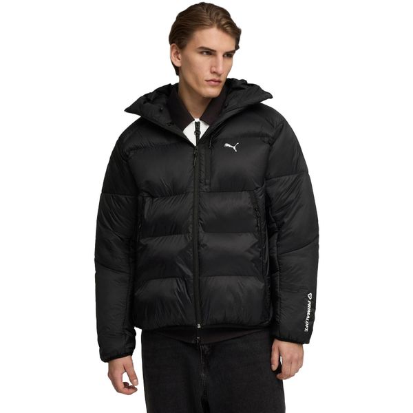 Kurtka męskie Puma tech Primaloft Puffer Jacket Bl. Czarne kurtki męskie Puma, m, bez wzorów, z materiału, bez kaptura. Za 990.00 zł.