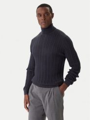 JOOP! Golf Danilor 30047372 Granatowy Modern Fit. Niebieskie swetry męskie JOOP!, m, bez wzorów, z syntetyku, bez kołnierzyka, bez ramiączek. Za 919.99 zł.