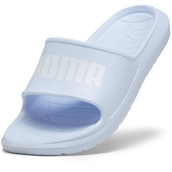 Klapki Puma Divecat v2 Lite. Niebieskie klapki damskie Puma, na lato, bez wzorów, sportowe, bez obcasa, bez zapięcia. Za 65.00 zł.