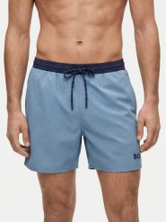 BOSS Szorty kąpielowe Starfish 50514429 Turkusowy Regular Fit. Niebieskie kąpielówki męskie Boss, bez wzorów, z syntetyku. Za 229.99 zł.