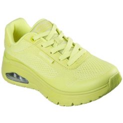Adidasy Skechers Uno Flex - Spring On, Kobiety. Zielone obuwie sportowe damskie Skechers, bez wzorów, bez zapięcia. W wyprzedaży za 390.00 zł.