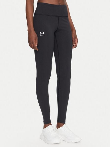 Under Armour Legginsy Rival 1386482 Czarny Slim Fit. Czarne legginsy damskie Under Armour, bez wzorów, z syntetyku. Za 109.99 zł.