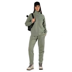 Bluza damska turystyczna CMP 34D1956. Zielone bluzy damskie CMP, l, bez wzorów, z materiału, bez ramiączek, bez kaptura. Za 296.30 zł.