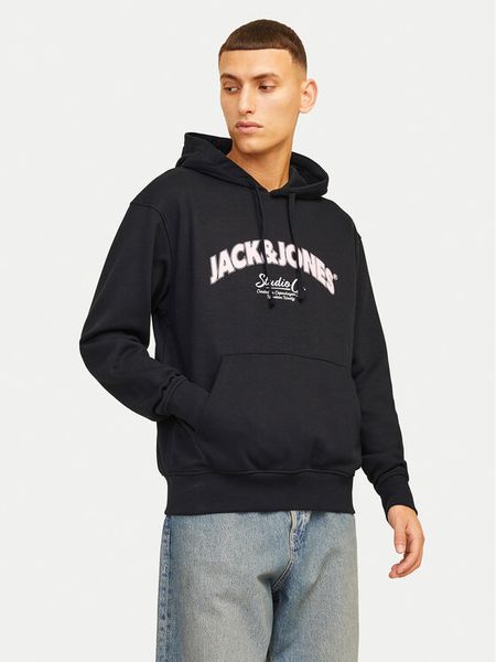 Jack & Jones Bluza Bronx 12262919 Czarny Regular Fit. Czarne bluzy męskie Jack & Jones, m, bez wzorów, z bawełny, bez ramiączek, bez kaptura. Za 89.99 zł.