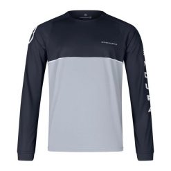 Koszulka z długim rękawem z nadrukiem Endura Core. Czarne bluzy męskie ENDURA, l, bez wzorów, z jersey, sportowe, bez ramiączek, bez kaptura. Za 249.99 zł.