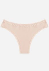 Beżowe Majtki Stringi z Bawełną z Koronką Aethimilia. Brązowe majtki damskie Renee, z bawełny. Za 6.99 zł.